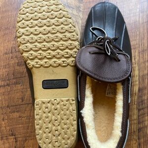 Women's Bean Boots, Rubber Moc Sherpa-Lined